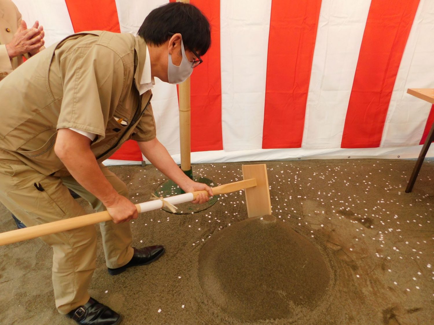 社屋新築工事「地鎮祭」